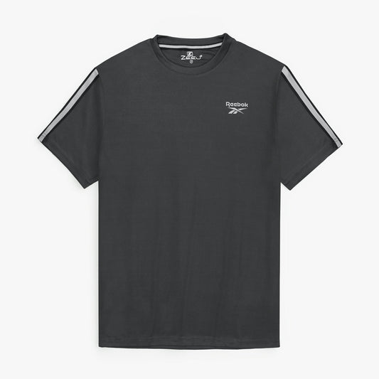 Rebok Reflector logo Mesh Tee -Dark Grey