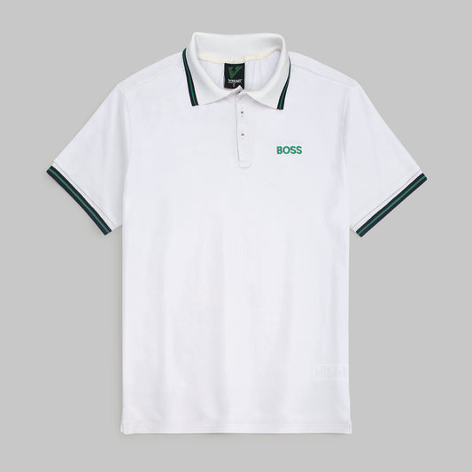 HB Dri-Fit Polo White