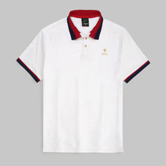 GUCI Designer Logo Premium Dri-Fit Polo-White