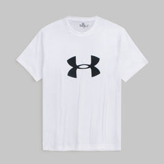 UA Big Logo Mesh Tee -White