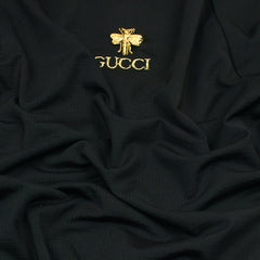 GUCI Designer Logo Premium Dri-Fit Polo-Black