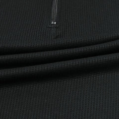 ZR Textured Polo Shirt-Black