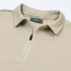 ZR Textured Polo Shirt-Skin