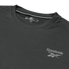 Rebok Reflector logo Mesh Tee -Dark Grey