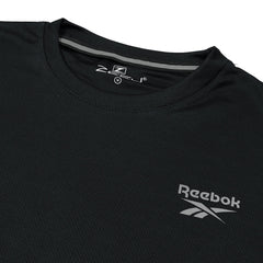 Rebok Reflector logo Mesh Tee -Black