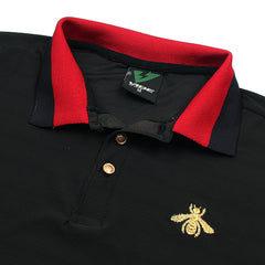 GUCI Premium Dri-Fit Polo-Black