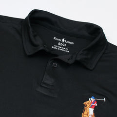 RL Big Horse Polo Shirt-Black