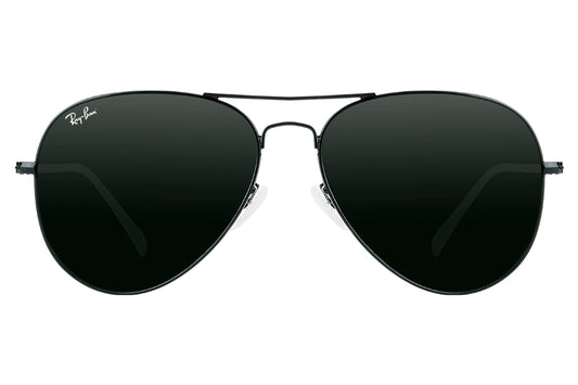 Rb Premium Aviator 3026 Black Sunglasses