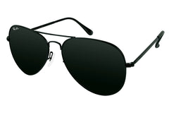 Rb Premium Aviator 3026 Black Sunglasses