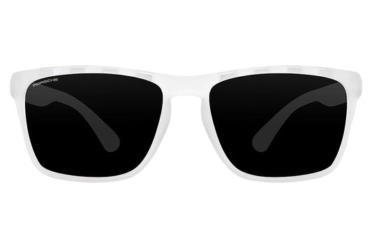 PORSHE- Rectangle Transparent Sunglasses